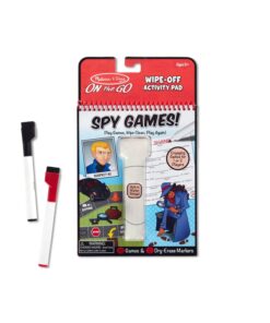 Книжка за деца с активности Шпионски игри Melissa & Doug