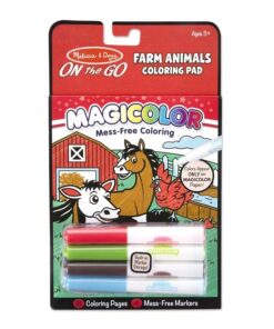 Книжка за магическо оцветяване с животни Melissa & Doug