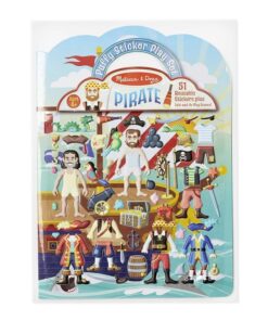 Книжка със стикери с пирати Melissa & Doug