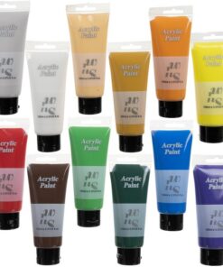 Комплект акрилни бои 12 бр. 100 мл Maaleo 20424