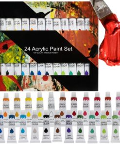 Комплект акрилни бои 24 бр. по 12 мл. Maaleo 20363