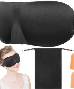 Превръзка за очи за спане + тапи за уши