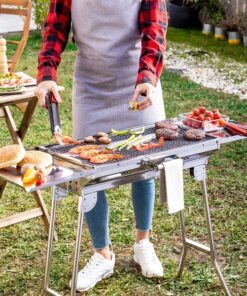 Сгъваемо барбекю от неръждаема стомана InnovaGoods