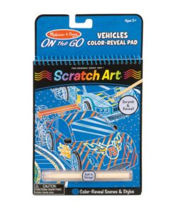 Скреч арт за деца Превозни средства Melissa & Doug