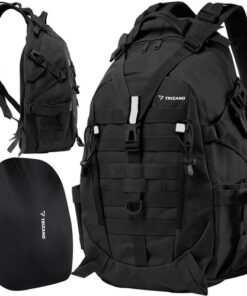 Туристическа раница в черно Trizand 20534