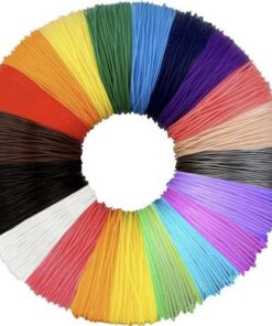 Цветни силиконови нишки - 20 бр. x 20m Kruzzel 19876