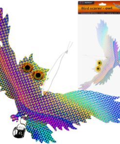 Водоустойчив уред за прогонване на птици Бухал в полет