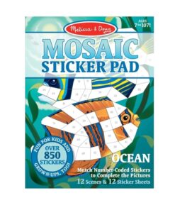 Детска книжка с мозаечни стикери Океан Melissa & Doug