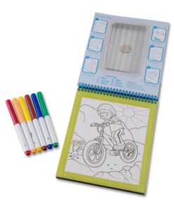 Детска синя книжка за оцветяване по номера Melissa & Doug