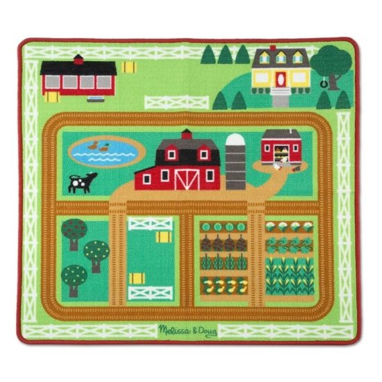 Детско килимче за игра животните във фермата Melissa & Doug