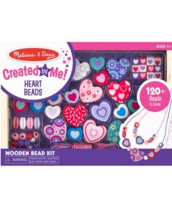 Дървен детски комплект за бижута Сърцa Melissa & Doug
