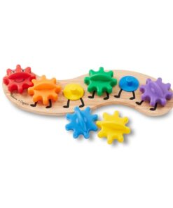 Дървен пъзел със зъбчати колела Стоножка Melissa & Doug