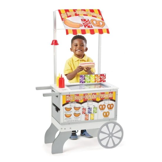 Дървена детска количка за сладолед и сандвичи Melissa & Doug