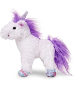 Плюшен бял еднорог за деца Мисти Melissa & Doug