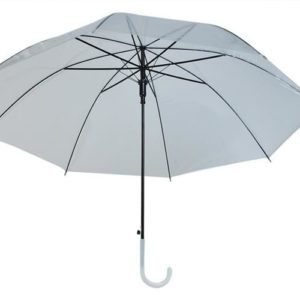 Прозрачен чадър за малки и големи 93 см диаметър
