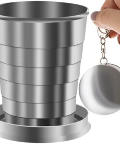 Сгъваема метална чаша ключодържател