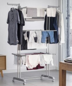 Сгъваема сушилня за дрехи с колелца InnovaGoods