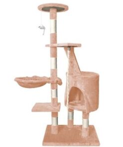 Kатерушка за котки Бежово котешко дърво 118 см.