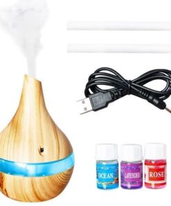 Аромадифузер овлажнител за въздух 300мл USB - L