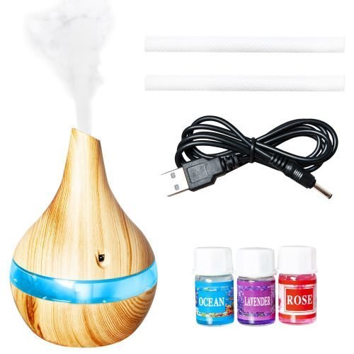 Аромадифузор овлажнител за въздух 300мл USB - L 1 Аромадифузер овлажнител за въздух 300мл USB - L