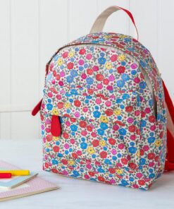 Детска раница с принт на малки цветя Rex London