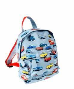детска раница с принт автомобили