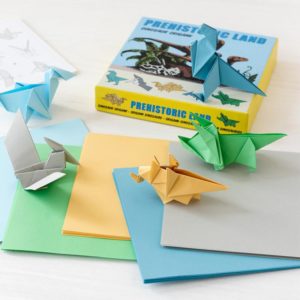 Детски комплект за оригами Праисторическа земя