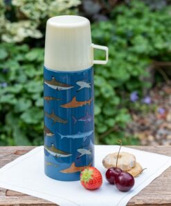 Детски метален термос с чаша Акули Rex London