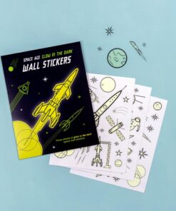 Детски стикери светещи в тъмното Космическа ера Rex London