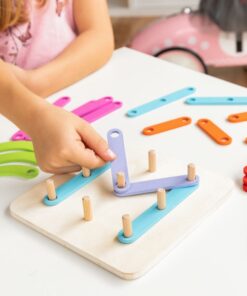 Дървен детски комплект за букви и цифри InnovaGoods