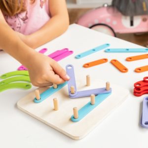 Дървен детски комплект за букви и цифри InnovaGoods