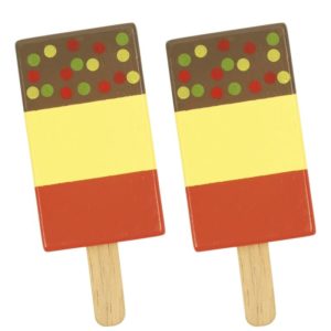 Дървен детски сладолед играчка на клечка Bigjigs