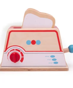 Дървен тостер играчка за детска кухня Bigjigs