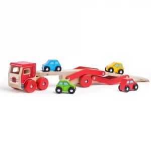 Дървена играчка за деца Транспортен камион Bigjigs