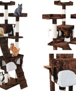 Катерушка за котки Кафяво дърво 170 см.