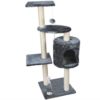 Катерушка за котки Сиво дърво 110 см.