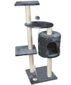 Катерушка за котки Сиво дърво 110 см.