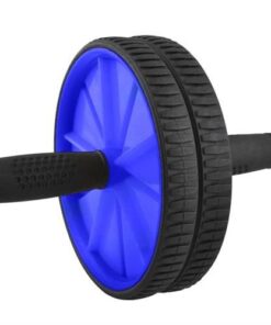 Колело ролка за упражнения с постелка за коляно