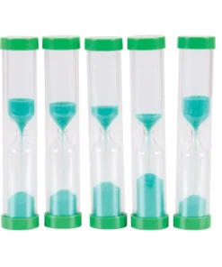 Комплект детски пясъчен часовник 5 бр по 1 минута Bigjigs