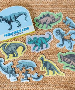 Комплект пъзели с принт Праисторическа земя 7 бр Rex London