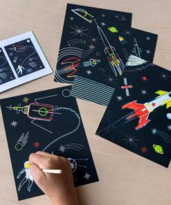 Комплект скреч карти Космическа ера Rex London