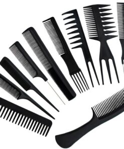 Комплект фризьорски гребени 10 различни вида