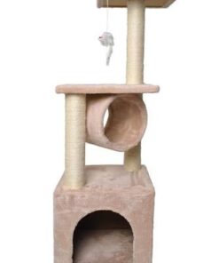 Котешко дърво катерушка в бежово 90 см.