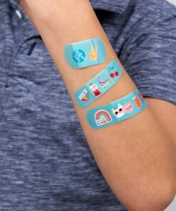 Лепенки за рани с принт Топ Банана в метална кутия Rex London