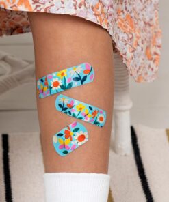 Лепенки за рани с принт пеперуди в метална кутия Rex London