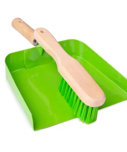 Малък комплект детска метла и лопатка Bigjigs