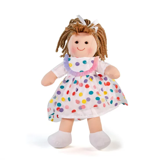 Мека кукла за деца Фийби 25 см Bigjigs