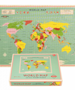 Пъзел Карта на света от 1000 части Rex London