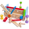Работна маса за деца с дървени инструменти Bigjigs