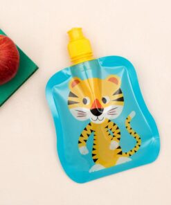 Сгъваема бутилка за деца с картинка Тигър Rex London